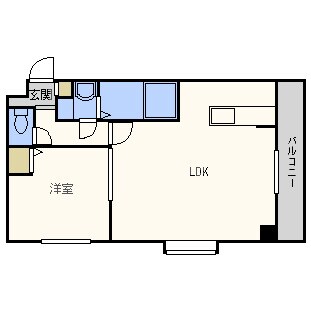 ヴォーヌンク博多駅東の物件間取画像