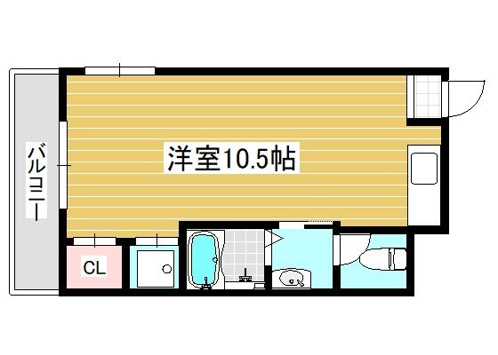 別府駅 徒歩5分 3階の物件間取画像