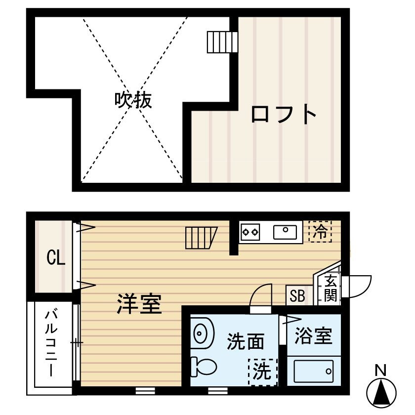 ロワゾブルー七隈の物件間取画像