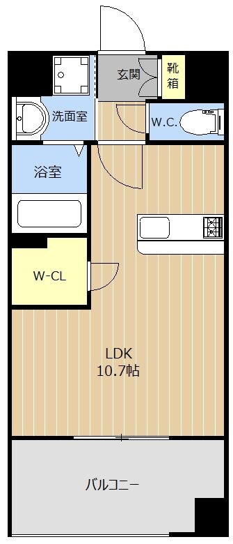 吉塚駅 徒歩9分 11階の物件間取画像