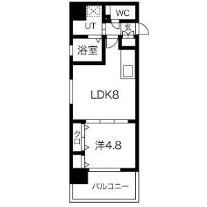 西新駅 徒歩8分 3階の物件間取画像