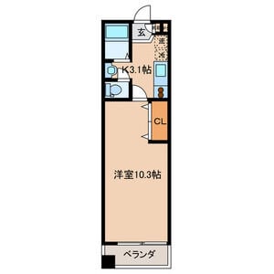 フォンス平尾の物件間取画像