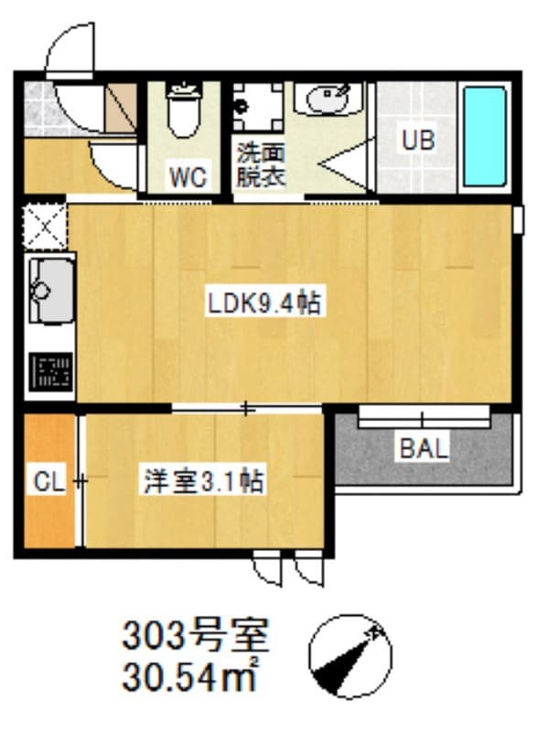 雑餉隈駅 徒歩4分 1階の物件間取画像