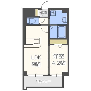 高宮駅 徒歩4分 3階の物件間取画像