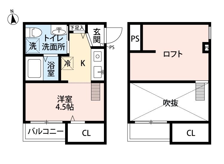 箱崎駅 徒歩5分 2階の物件間取画像