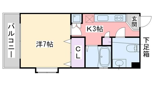 別府駅 徒歩5分 5階の物件間取画像