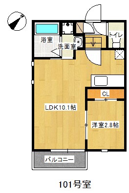 井尻駅 徒歩5分 1階の物件間取画像