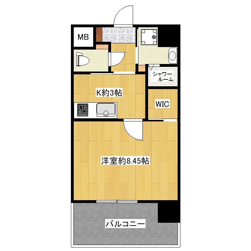 リラス空港通りの物件間取画像