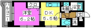 フローレス東比恵の物件間取画像