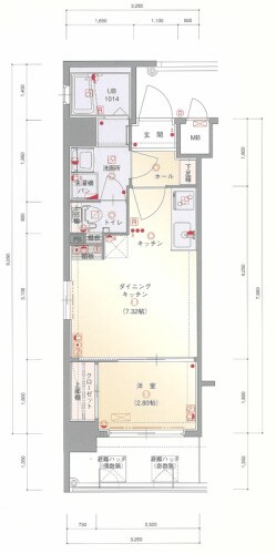 グランフォーレ箱崎ステーションプラザの物件間取画像