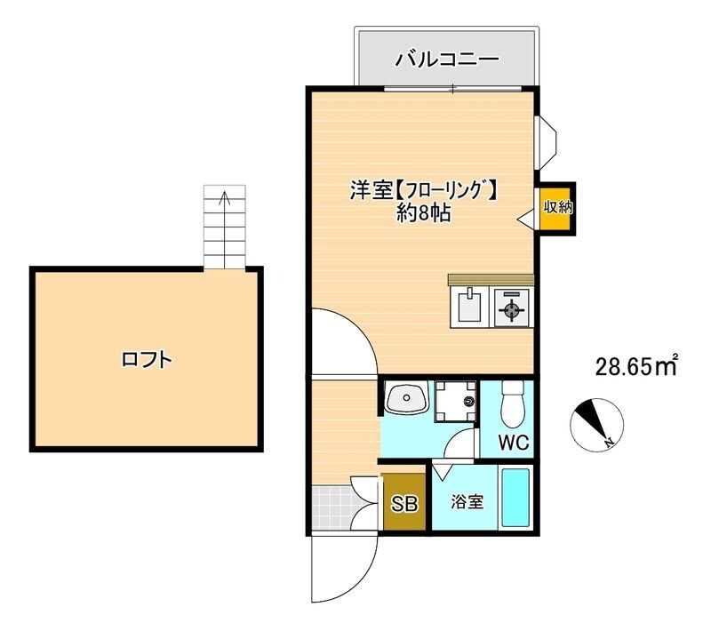 トータルサンシャイン名島の物件間取画像