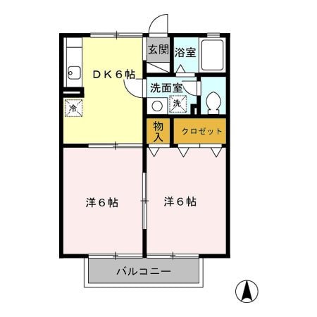 ナチュール清和の物件間取画像