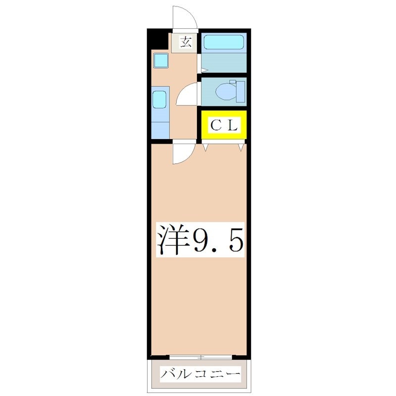 二軒茶屋駅 徒歩3分 2階の物件間取画像