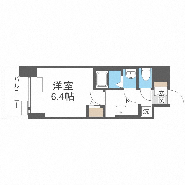 プレサンス新大阪ジェイズの物件間取画像