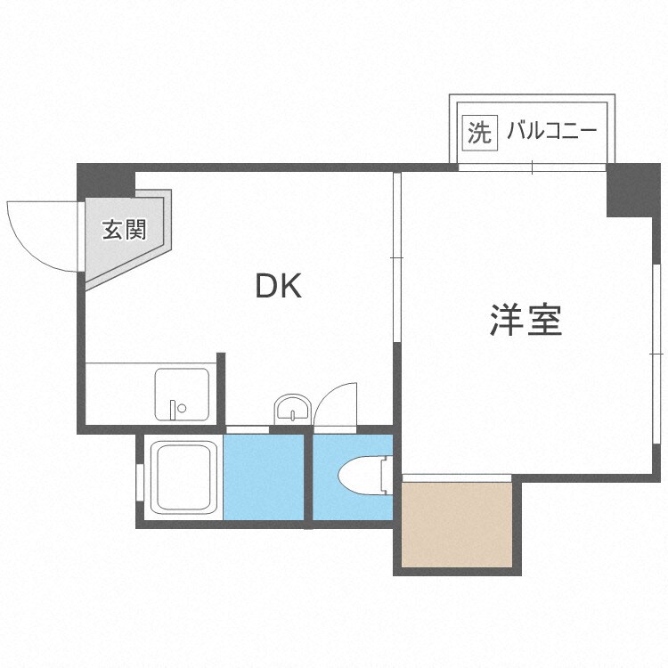 コスモ新北野の物件間取画像