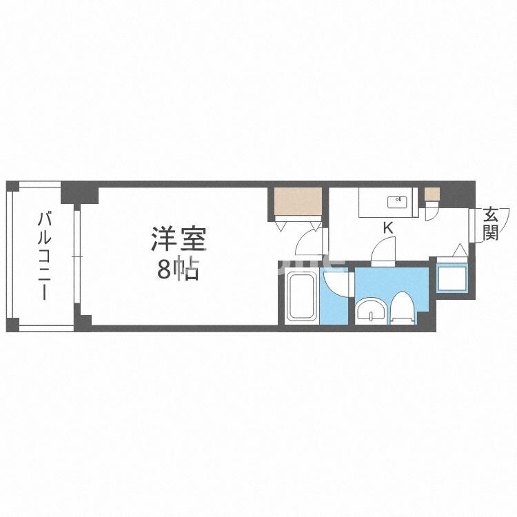 アーデン京町堀ウエストの物件間取画像