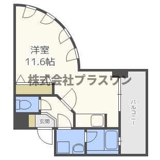 サムティナンバ南の物件間取画像