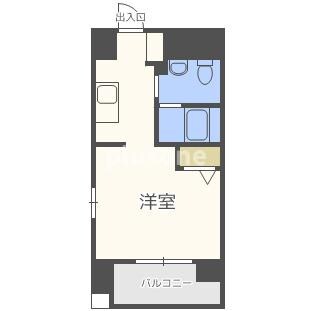 レオンコンフォート難波西の物件間取画像