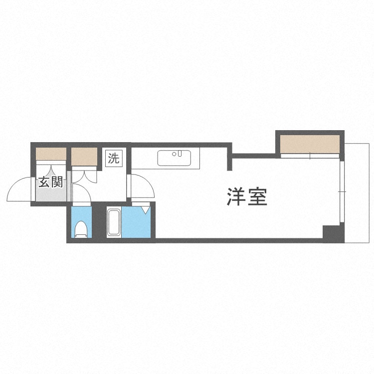 日宝ライフ桜宮の物件間取画像