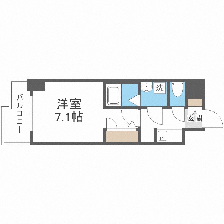 S-RESIDENCE大阪九条Northの物件間取画像