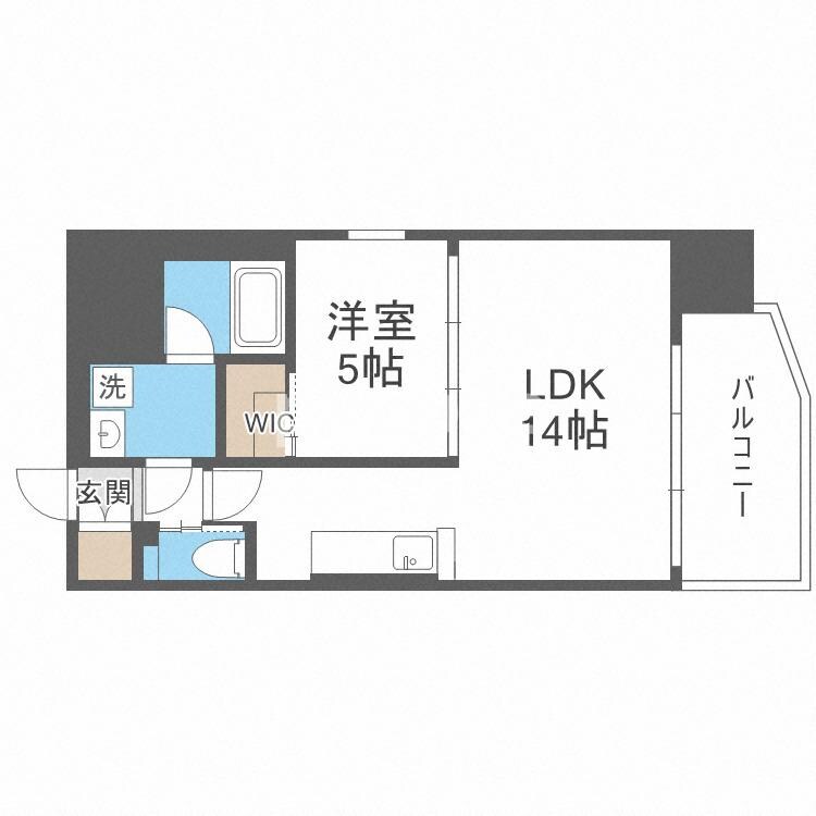 九条駅 徒歩3分 2階の物件間取画像