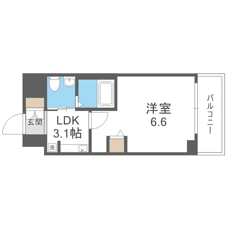 エステムコート新大阪Ⅸグランブライトの物件間取画像