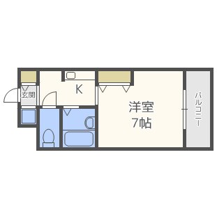 ビューテラス塚本の物件間取画像