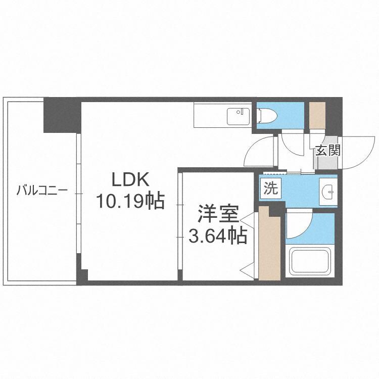 御幣島駅 徒歩7分 4階の物件間取画像