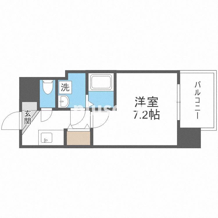 BROAD 新うめきたRESIDENCEの物件間取画像