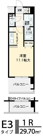 ビバーチェ鷺洲の物件間取画像