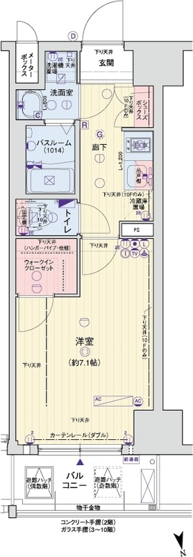 レオンヴァリエ都島北通の物件間取画像