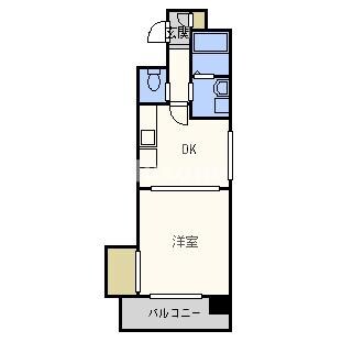 大阪天満宮駅 徒歩7分 5階の物件間取画像