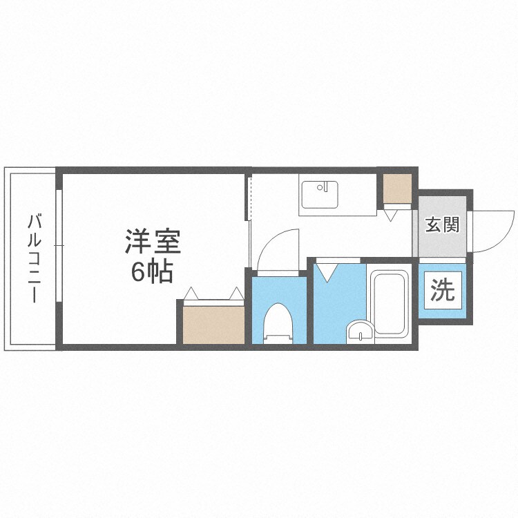 ルミエ新大阪の物件間取画像