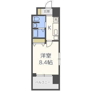 グランカーサ梅田北の物件間取画像