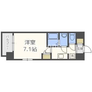 リッツ新大阪の物件間取画像