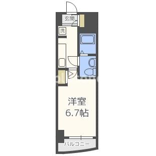 SERENiTE本町refletの物件間取画像