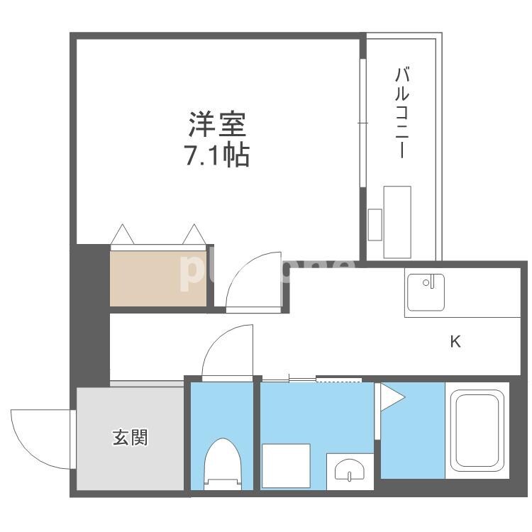 フジパレス三津屋南の物件間取画像