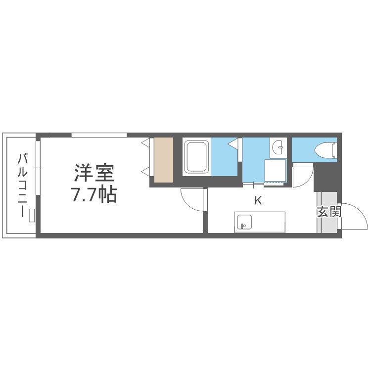 フジパレス三津屋南の物件間取画像