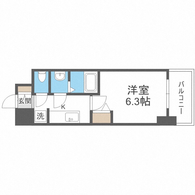 スプランディッドVの物件間取画像