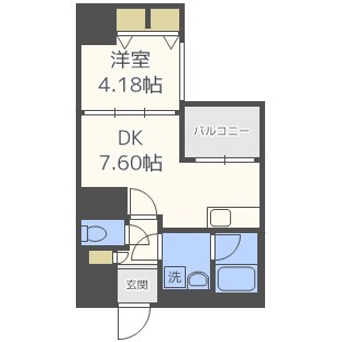 松屋町駅 徒歩5分 3階の物件間取画像