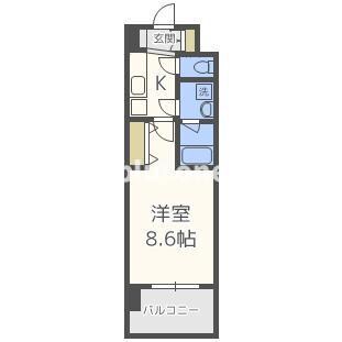 スプランディッドⅠの物件間取画像