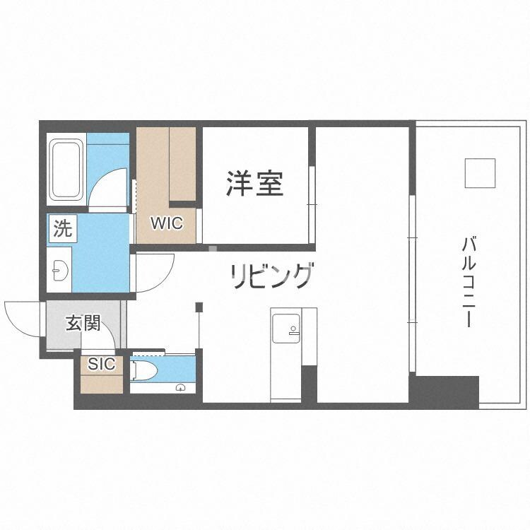 ベネチア天満橋の物件間取画像