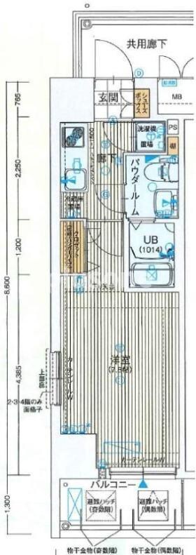 ジュネーゼグラン福島Nodaの物件間取画像