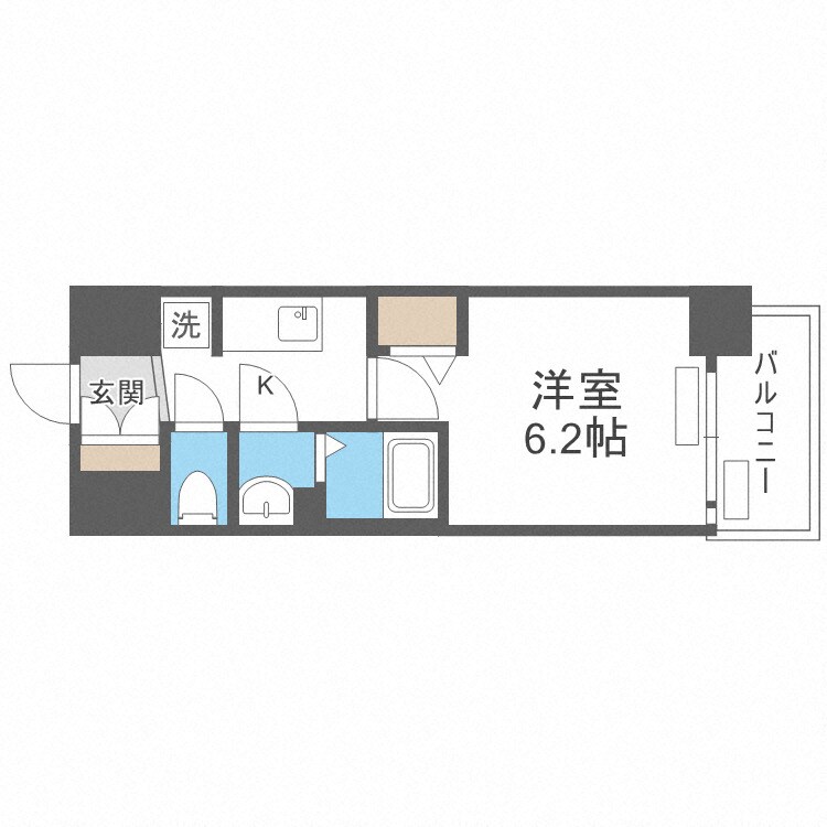 プレサンス大国町ブライスの物件間取画像