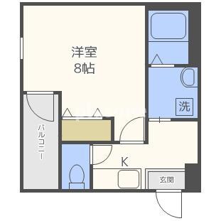 フジパレス三津屋Ⅴ番館の物件間取画像