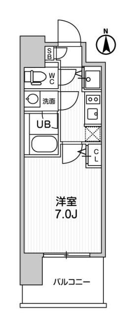 La Douceur北巽の物件間取画像