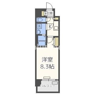 ララプレイス森ノ宮ベーネの物件間取画像