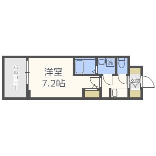 S-RESIDENCE新大阪WESTの物件間取画像