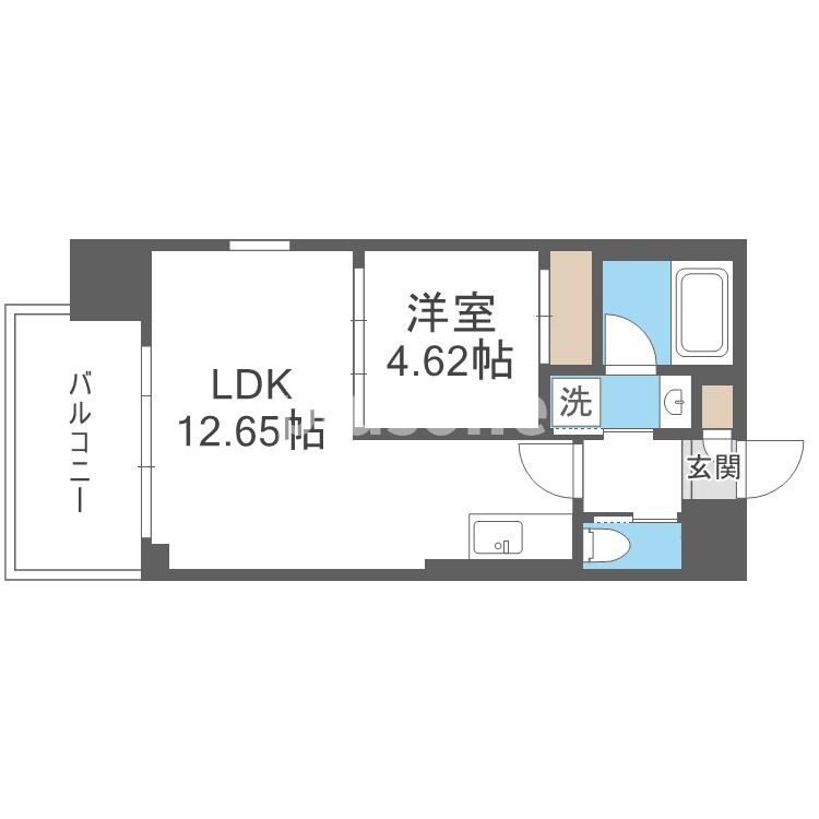 弁天町駅 徒歩7分 11階の物件間取画像