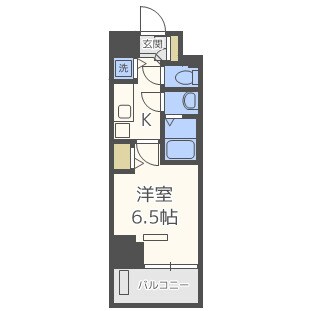 エス・キュート京町堀の物件間取画像